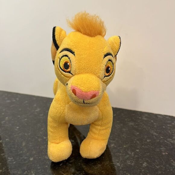 Simba Disney Parks Yellow Lion Cub Plush Lion King 8 Inches - Picture 3 of 8